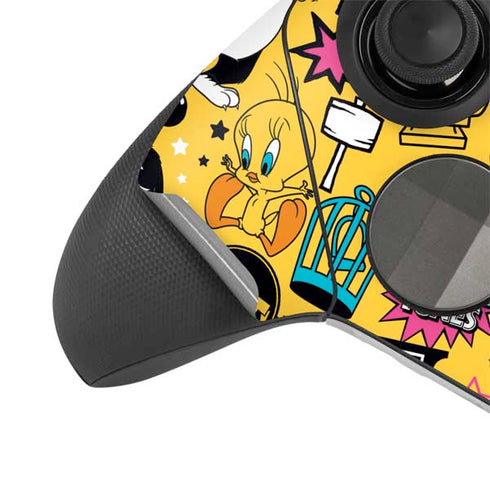 Looney Tunes Tweety and Sylvester Patches Xbox Elite Wireless Controller Series 2 Skin