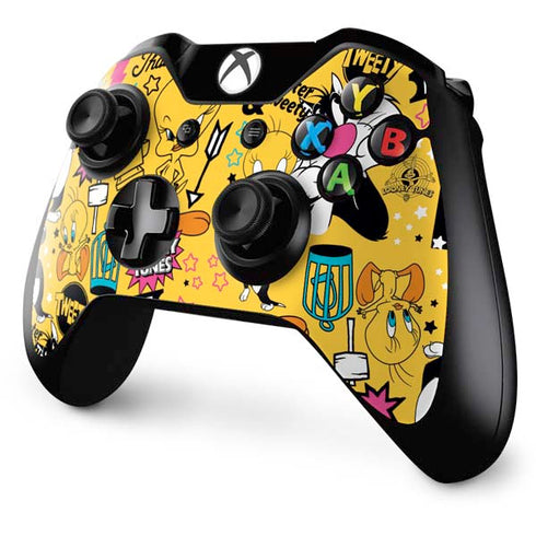 Looney Tunes Tweety and Sylvester Patches Xbox One Controller Skin