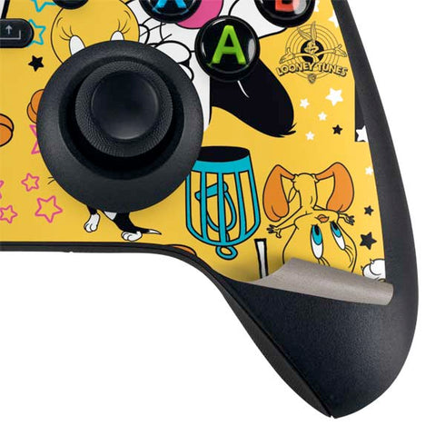Looney Tunes Tweety and Sylvester Patches Xbox Series X Controller Skin