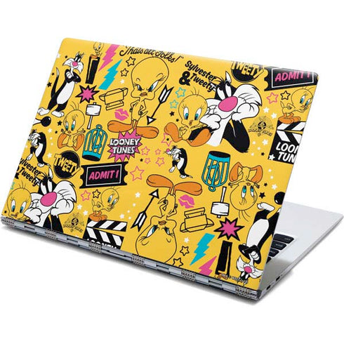 Looney Tunes Tweety and Sylvester Patches Yoga 910 2-in-1 14in Touch-Screen Skin
