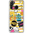 Looney Tunes Tweety and Sylvester Striped Patches Galaxy A21 Clear Case