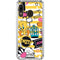 Looney Tunes Tweety and Sylvester Striped Patches Galaxy A30 Clear Case