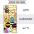 Looney Tunes Tweety and Sylvester Striped Patches Galaxy Note20 5G Skin