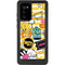 Looney Tunes Tweety and Sylvester Striped Patches Galaxy Note20 5G Waterproof Case