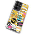 Looney Tunes Tweety and Sylvester Striped Patches Galaxy S21 Ultra 5G Clear Case