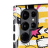 Looney Tunes Tweety and Sylvester Striped Patches Galaxy S22 Ultra Pro Case