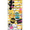 Looney Tunes Tweety and Sylvester Striped Patches Galaxy S22 Ultra Skin