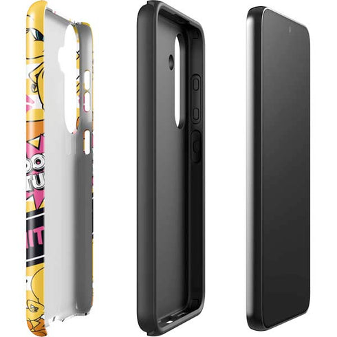 Looney Tunes Tweety and Sylvester Striped Patches Galaxy S24 Impact Case
