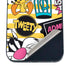 Looney Tunes Tweety and Sylvester Striped Patches iPhone 12 Mini Skin