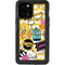 Looney Tunes Tweety and Sylvester Striped Patches iPhone 12 Pro Max Waterproof Case