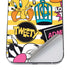 Looney Tunes Tweety and Sylvester Striped Patches iPhone 12 Pro Skin