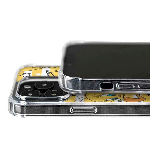 Looney Tunes Tweety and Sylvester Striped Patches iPhone 13 Pro MagSafe Case
