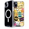 Looney Tunes Tweety and Sylvester Striped Patches iPhone 14 Plus MagSafe Case
