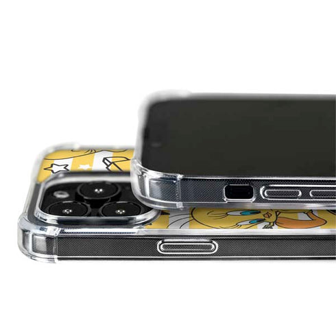 Looney Tunes Tweety and Sylvester Striped Patches iPhone 14 Pro MagSafe Case