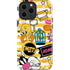 Looney Tunes Tweety and Sylvester Striped Patches iPhone 15 Pro Max Impact Case