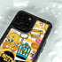 Looney Tunes Tweety and Sylvester Striped Patches iPhone 14 Pro Max Waterproof Case
