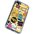 Looney Tunes Tweety and Sylvester Striped Patches iPhone SE (2nd & 3rd Gen) Clear Case