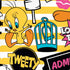 Looney Tunes Tweety and Sylvester Striped Patches iPhone XR Pro Case