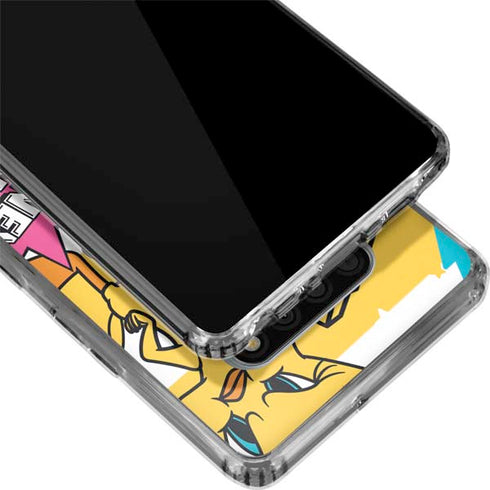 Looney Tunes Tweety and Sylvester Striped Patches LG Stylo 6 Clear Case