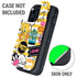 Looney Tunes Tweety and Sylvester Striped Patches Otterbox Defender iPhone Skin