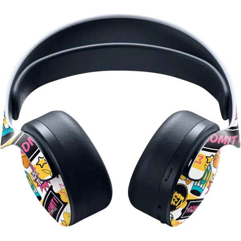 Looney Tunes Tweety and Sylvester Striped Patches PULSE 3D Wireless Headset for PS5 Skin