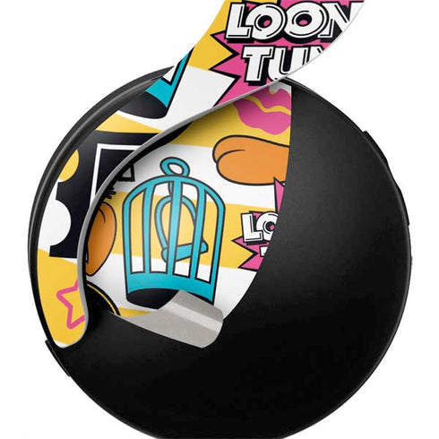 Looney Tunes Tweety and Sylvester Striped Patches PULSE 3D Wireless Headset for PS5 Skin