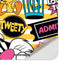Looney Tunes Tweety and Sylvester Striped Patches Surface Duo Skin