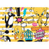 Looney Tunes Tweety and Sylvester Striped Patches Surface Laptop Studio Skin