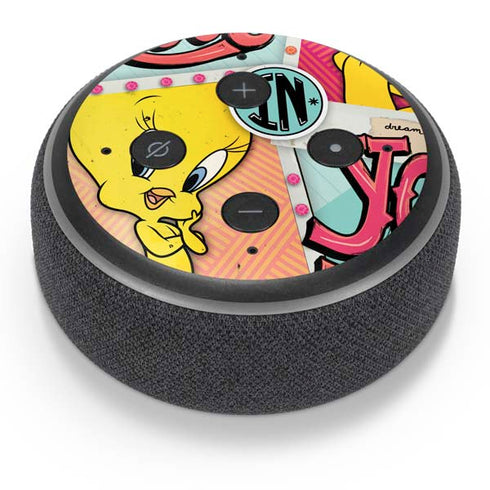 Looney Tunes Tweety Bird Believe In Yourself Amazon Echo Dot Skin