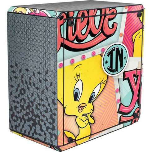 Looney Tunes Tweety Bird Believe In Yourself Cooler Master MasterBox Q300L Mini Tower Skin