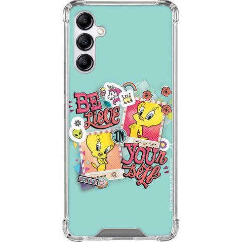 Looney Tunes Tweety Bird Believe In Yourself Galaxy A14 5G Clear Case