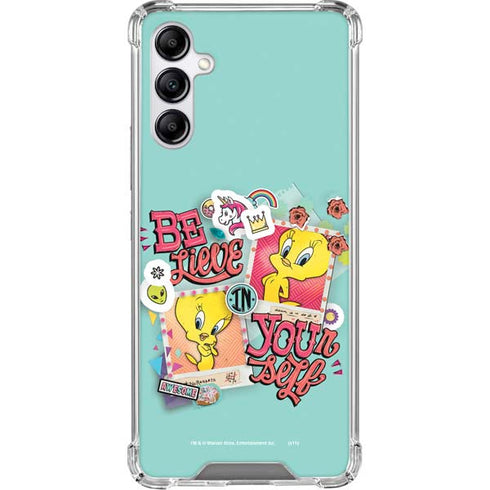 Looney Tunes Tweety Bird Believe In Yourself Galaxy A15 5G Clear Case