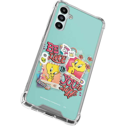 Looney Tunes Tweety Bird Believe In Yourself Galaxy A15 5G Clear Case