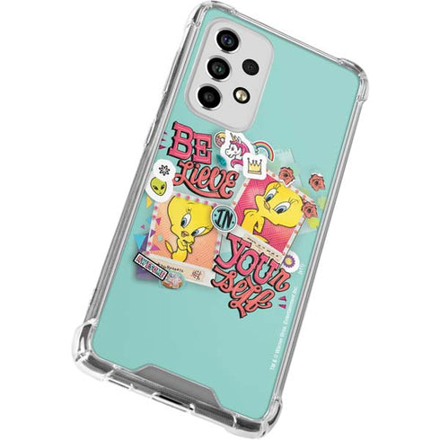 Looney Tunes Tweety Bird Believe In Yourself Galaxy A53 5G Clear Case