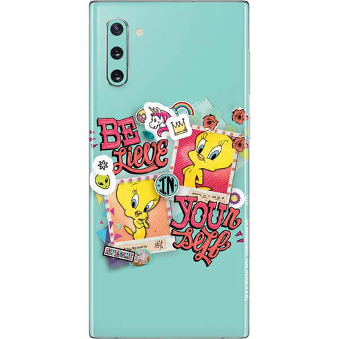 Looney Tunes Tweety Bird Believe In Yourself Galaxy Note 10 Skin