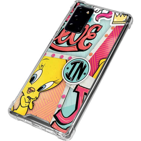 Looney Tunes Tweety Bird Believe In Yourself Galaxy Note20 5G Clear Case