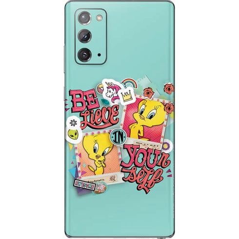 Looney Tunes Tweety Bird Believe In Yourself Galaxy Note20 5G Skin