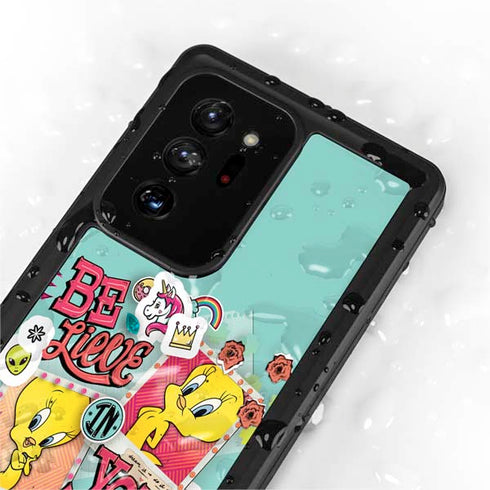 Looney Tunes Tweety Bird Believe In Yourself Galaxy Note20 Ultra 5G Waterproof Case