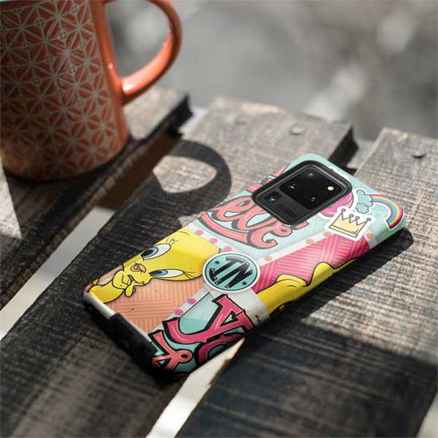 Looney Tunes Tweety Bird Believe In Yourself Galaxy S20 Ultra 5G Pro Case