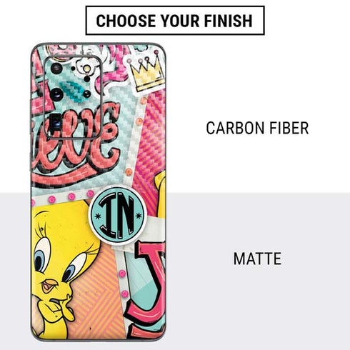 Looney Tunes Tweety Bird Believe In Yourself Galaxy S20 Ultra 5G Skin