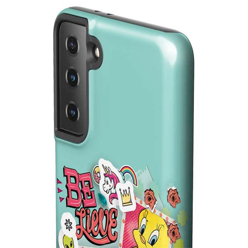 Looney Tunes Tweety Bird Believe In Yourself Galaxy S21 Plus 5G Pro Case