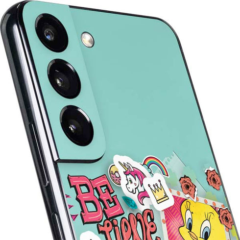 Looney Tunes Tweety Bird Believe In Yourself Galaxy S22 Skin