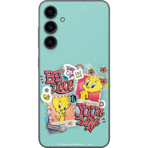 Looney Tunes Tweety Bird Believe In Yourself Galaxy S23 FE Skin