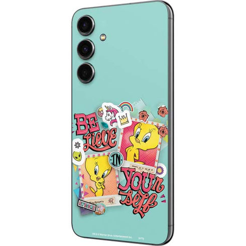 Looney Tunes Tweety Bird Believe In Yourself Galaxy S23 FE Skin