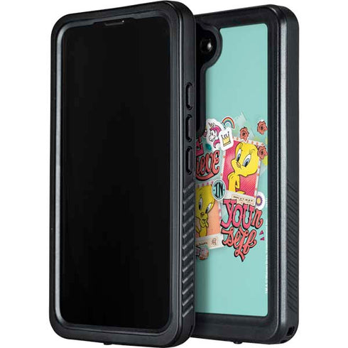 Looney Tunes Tweety Bird Believe In Yourself Galaxy S23 Plus Waterproof Case