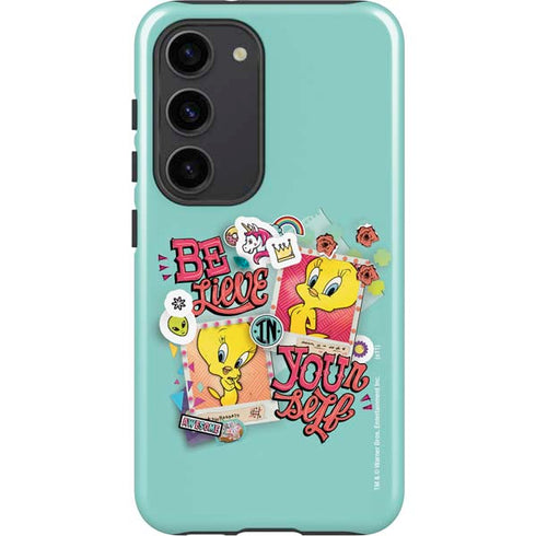 Looney Tunes Tweety Bird Believe In Yourself Galaxy S23 Pro Case