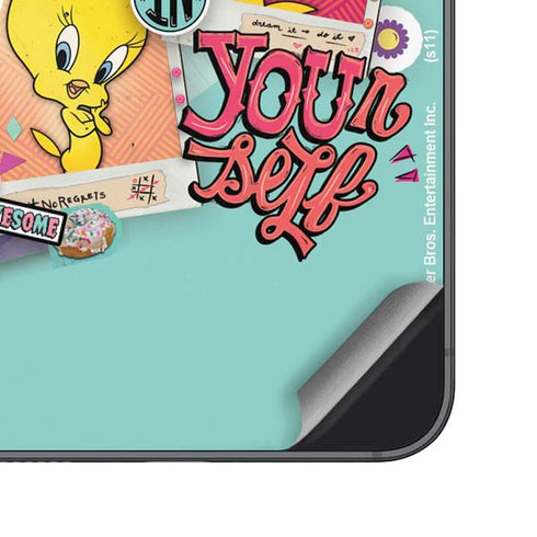 Looney Tunes Tweety Bird Believe In Yourself Galaxy S23 Skin
