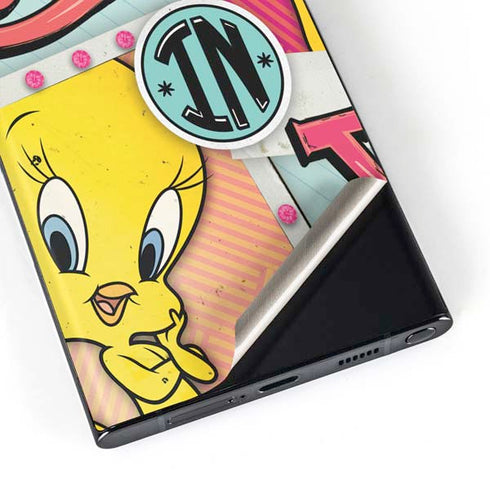 Looney Tunes Tweety Bird Believe In Yourself Galaxy S23 Ultra Skin