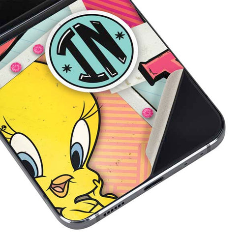 Looney Tunes Tweety Bird Believe In Yourself Galaxy Z Flip5 5G Skin
