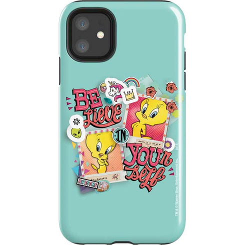 Looney Tunes Tweety Bird Believe In Yourself iPhone 11 Impact Case